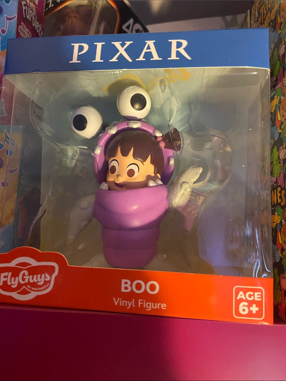 Boo FlyGuys Purple Vinyl Figure - Official Kids Toy